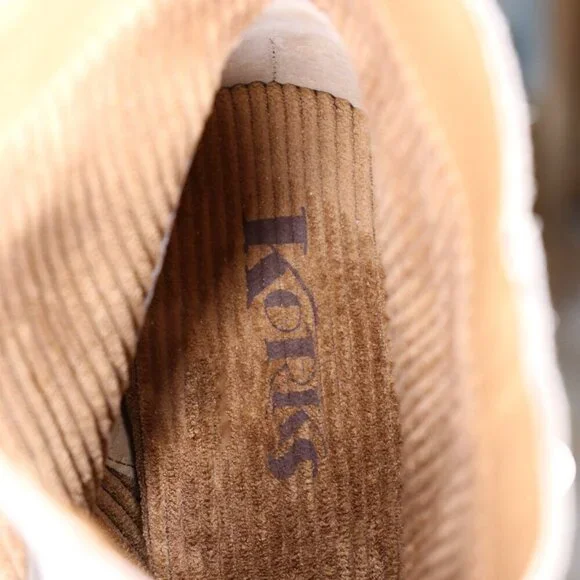 Korks by Kork-Ease Esmerelda Ankle Boots Women’s 10 M Taupe Suede Block Heel Zip - Picture 12 of 16